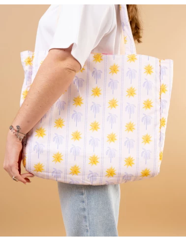 Sac rayures réversible