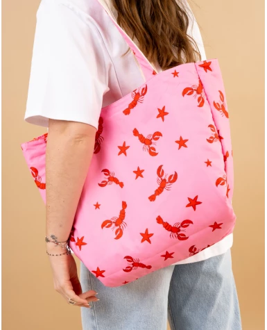 Sac rayures réversible