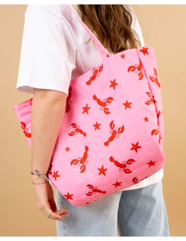 Sac rayures réversible