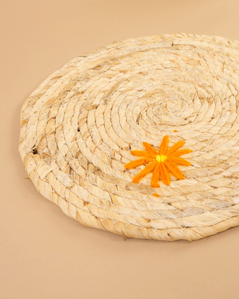 Set de table fleurs