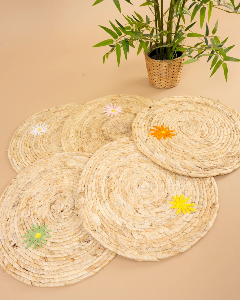 Set de table fleurs