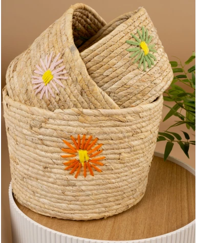 Panier fleurs T3