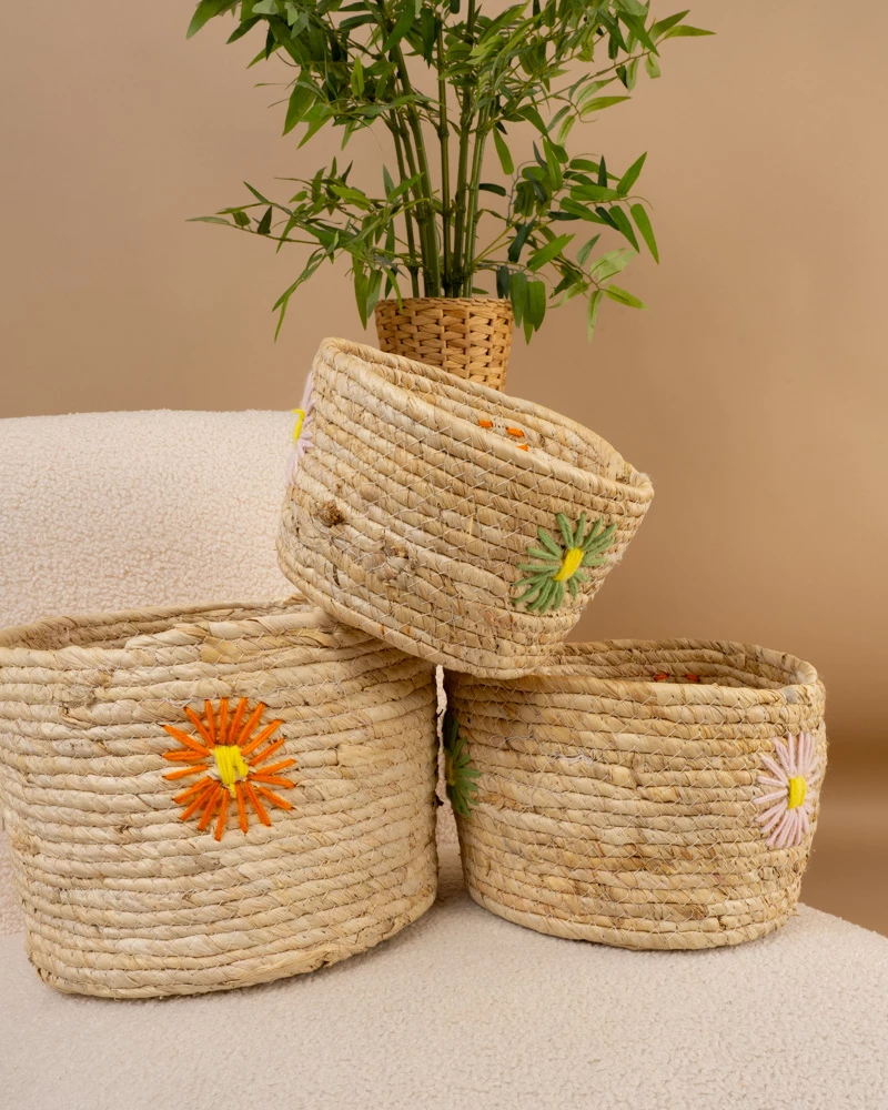 Panier fleurs T2