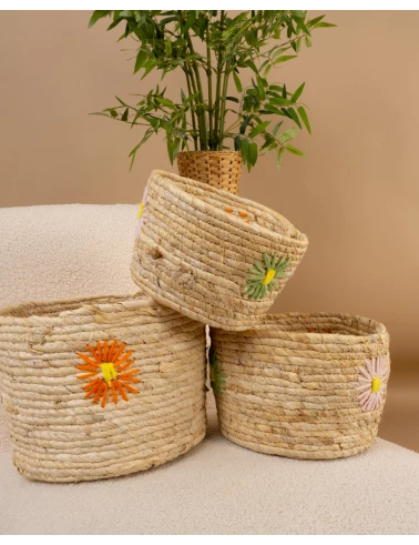 Panier fleurs T2