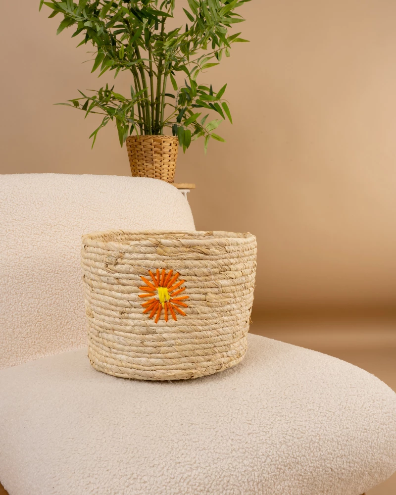 Panier fleurs T2