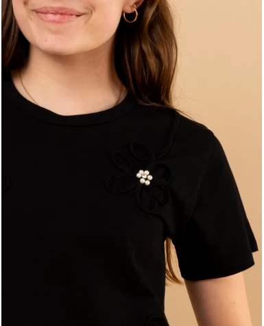 T-shirt fleurs