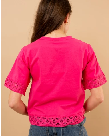 T-shirt dentelle
