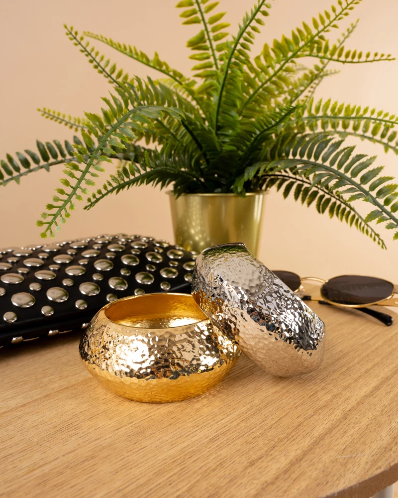 Bracelet large martelé
