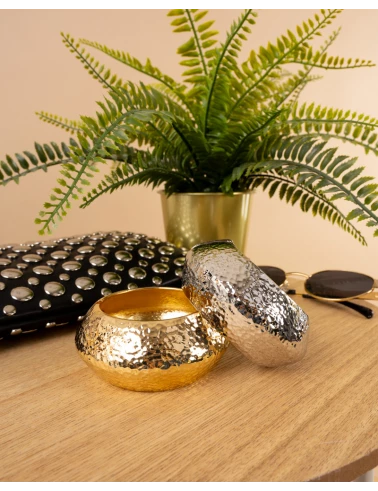 Bracelet large martelé