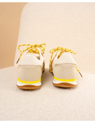 Baskets lacets imprimés