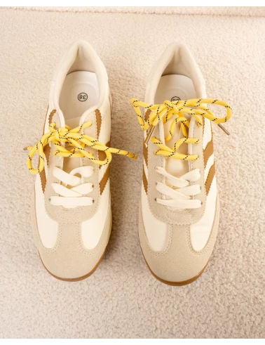 Baskets lacets imprimés