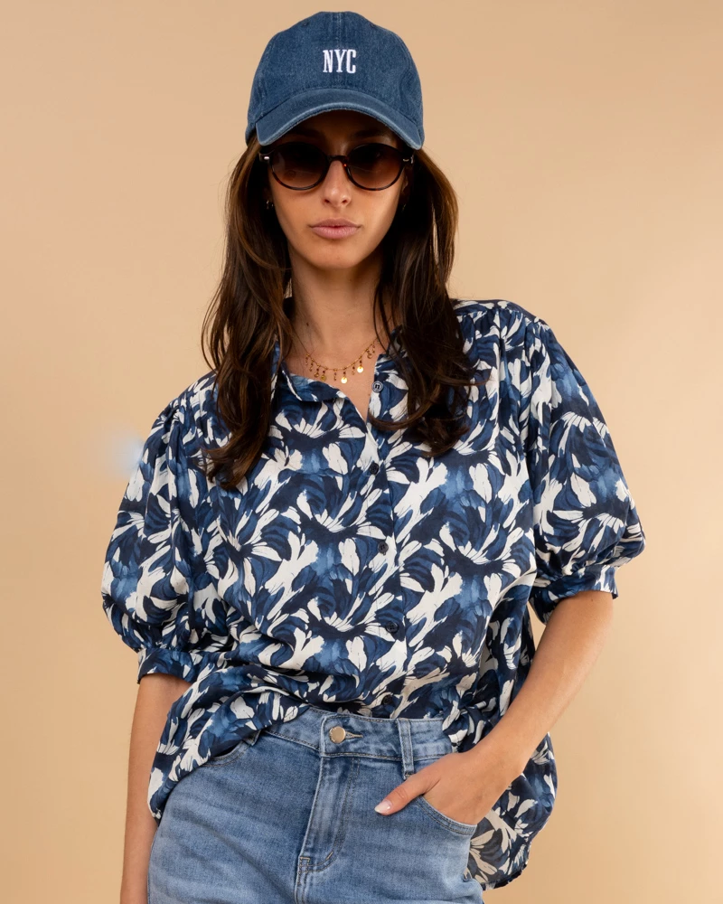 Chemise fleurs