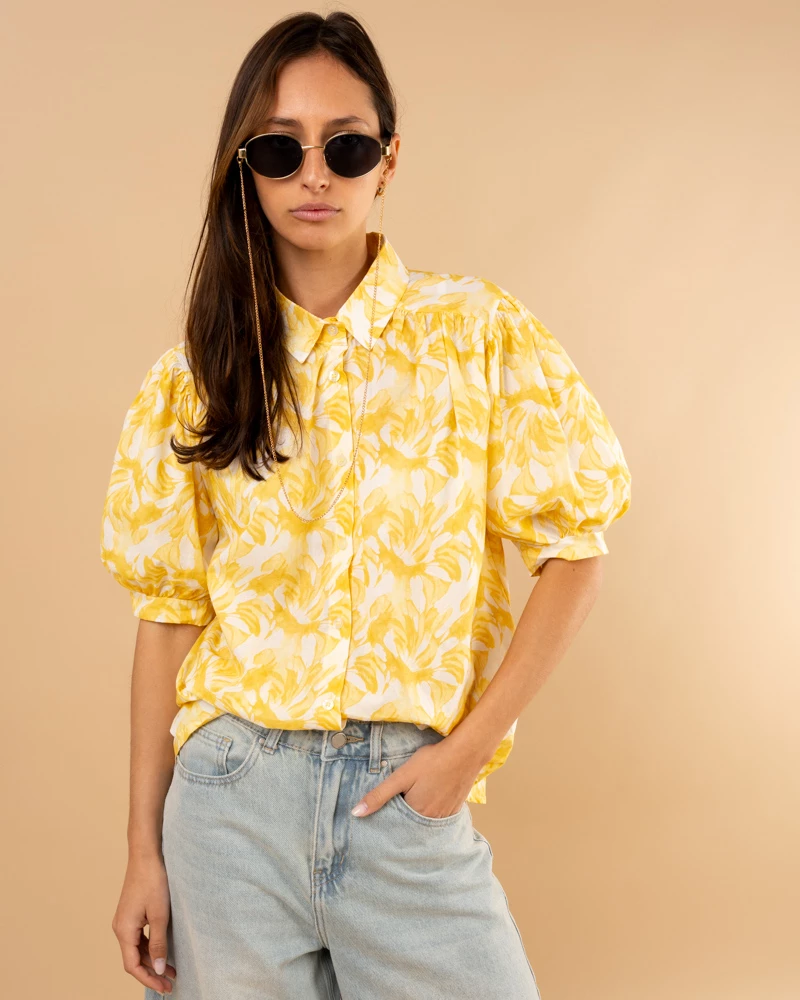 Chemise fleurs