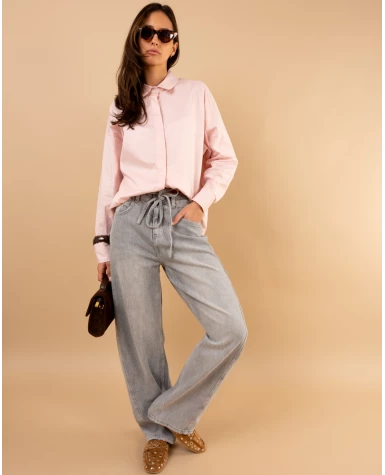 Jean balloon ceinture