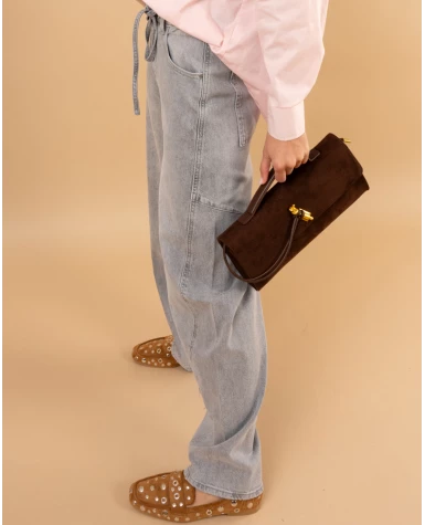 Jean balloon ceinture