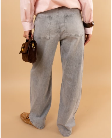 Jean balloon ceinture