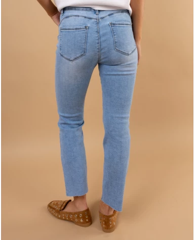 jean cropped push up