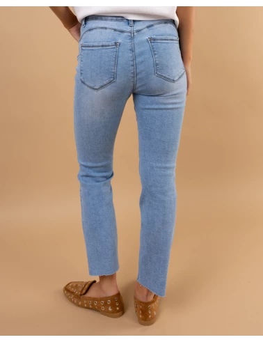 jean cropped push up
