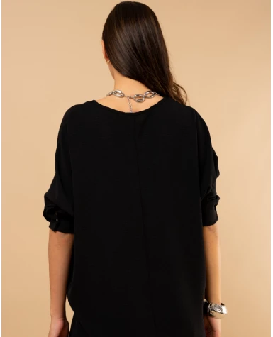 Blouse col en v
