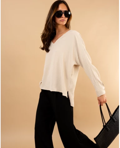 Blouse col en v Blouse col en v