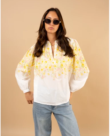 Blouse fleurs
