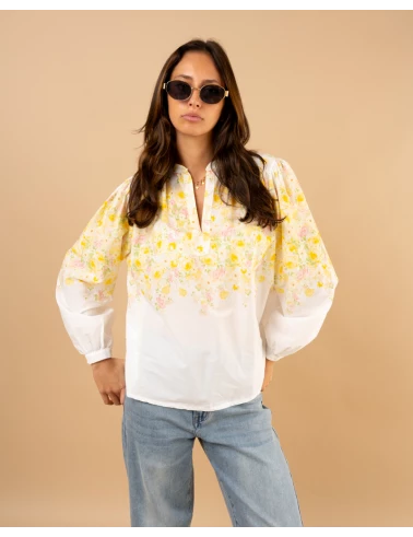 Blouse fleurs