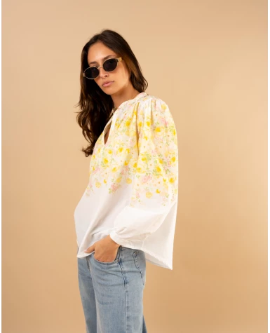 Blouse fleurs
