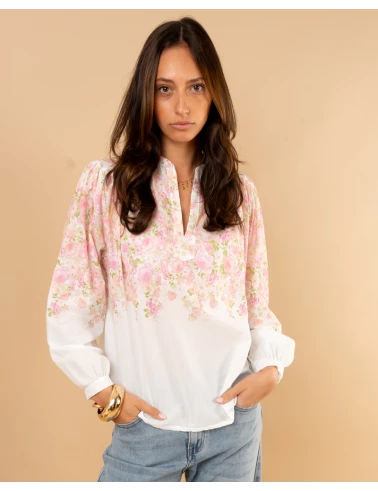 Blouse fleurs