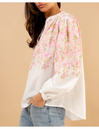 Blouse fleurs