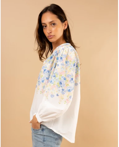Blouse fleurs