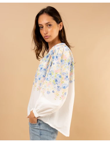 Blouse fleurs