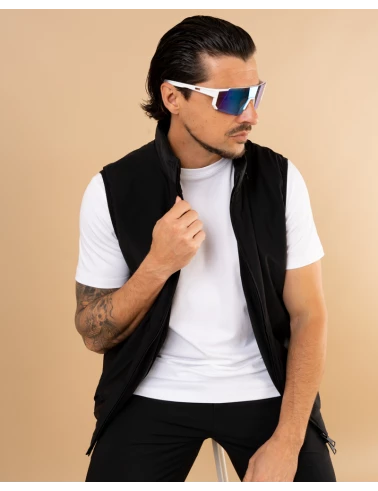 Veste sans manches zip