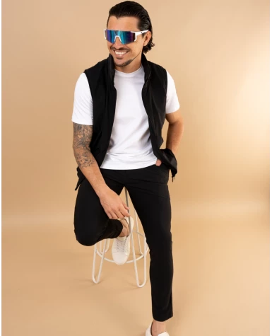 Veste sans manches zip