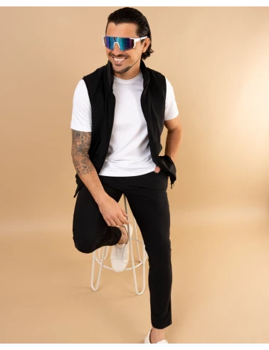 Veste sans manches zip