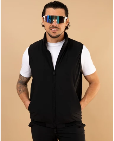 Veste sans manches zip