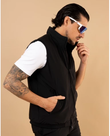 Veste sans manches zip