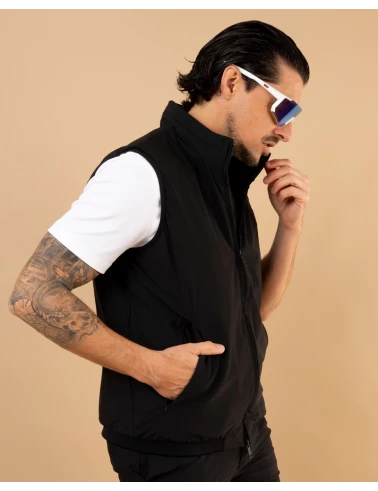 Veste sans manches zip