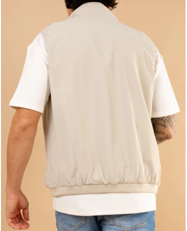 Veste sans manches zip