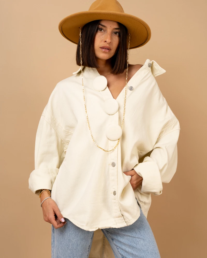 Veste gros boutons