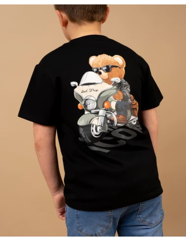 T-shirt bear moto