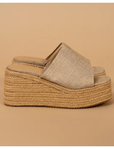 Mules paille