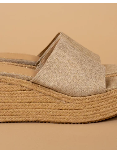 Mules paille