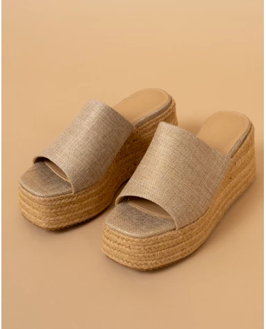 Mules paille