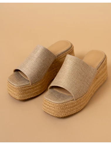 Mules paille