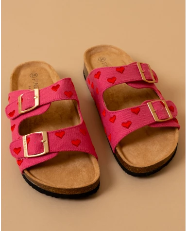 Mules coeurs