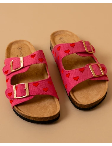 Mules coeurs