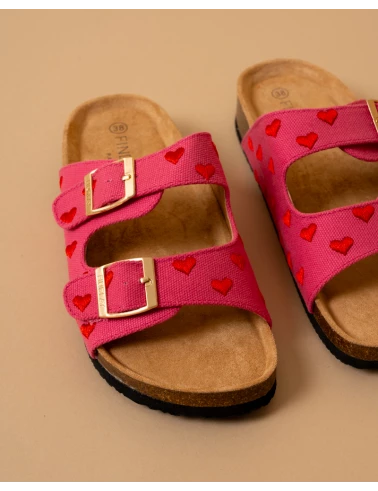 Mules coeurs