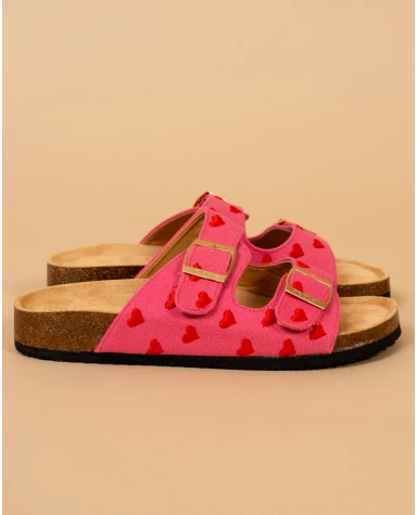 Mules coeurs