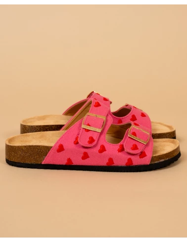 Mules coeurs
