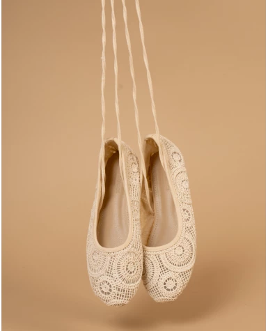 Ballerines macramé